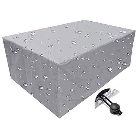 Q&Z Abdeckung FüR GartenmöBel,Atmungsaktives Gartenabdeckung Wasserdicht SchutzhüLle WitterungsbestäNdig Sitzgruppe Abdeckhaube FüR Tisch StüHle GartenmöBel Set Cover