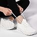 CMNZHK Women Running Shoes Tennis Walking Gym Sneakers Workout Fashion Atheltic Slip On Breathable Light Hikking Comfortable Jogging Shoe White Size 9