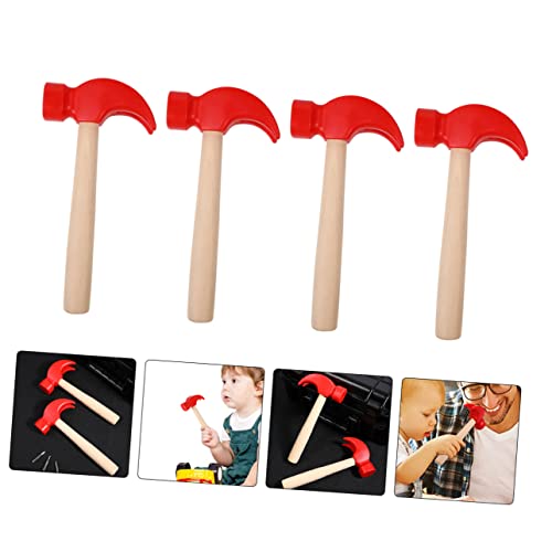 ibasenice 20 Pçs Manequim Martelo Ferramentas De Manutenção Brinquedos Educativos Martelo De Madeira