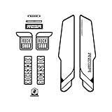 rockshox reba rl 27.5  STAR SAM Pegatinas Compatibles con horquilla bici Rock Shox Reba mod-6 29\'\' Blanco 1 CMT