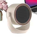 Heizlüfter 2-in-1, zwei Heizstufen, 90° verstellbar, elektrisch, tragbar – leise, automatische Abschaltung, Überhitzung, für Büro, Badezimmer, Schlafzimmer