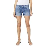 90% algodón Pepe Jeans Short Robe, Azul (Denim 000), W29 para Mujer