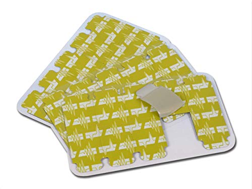 Fiab 33341 Elettrodi ECG Monouso Universali, Forma Tab, 1 Confezione da 100 Elettrodi, PreGellati-Adulti, 34 x 23 mm