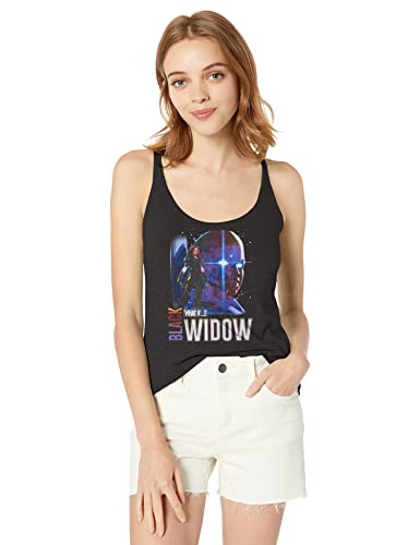 Image of Marvel Women's Watcher Widow Shirt, Black Heather, X-Small