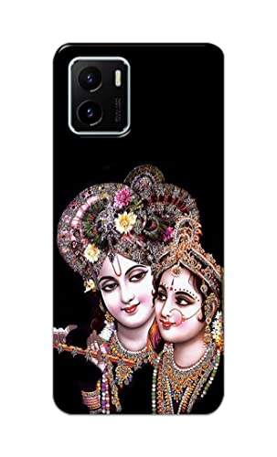 Image of PRINTFIDAA� Printed Hard Back Cover Case for Vivo Y01 | Vivo Y01A Back Cover (Radha Krishna) -2808