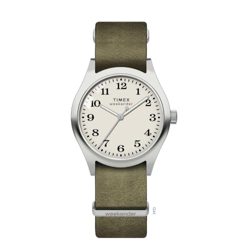 Montre Weekender Timex femme 34 mm New England aux finitions argentées haut de gamme