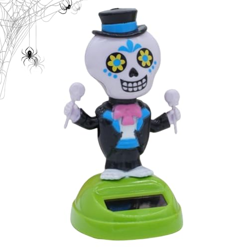 Genérico Figuras Que Funcionan con Energía Solar: Muñecos con Cabeza De Esqueleto, Juguetes Divertidos con Movimiento, Lindos De Energía Solar, Figuras Temáticas De Halloween | Coleccionables Genérico Figuras Que Funcionan con Energía Solar: Muñecos con Cabeza De Esqueleto, Juguetes Divertidos con Movimiento, Lindos De Energía Solar, Figuras Temáticas De Halloween | Coleccionables