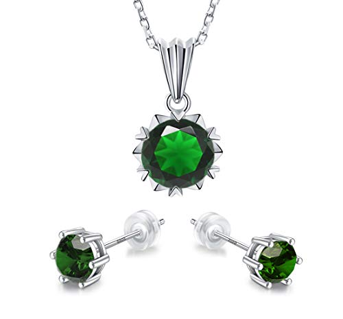 Pendientes de plata 925 antialérgicos con oro blanco de 18ct para orejas sensibles