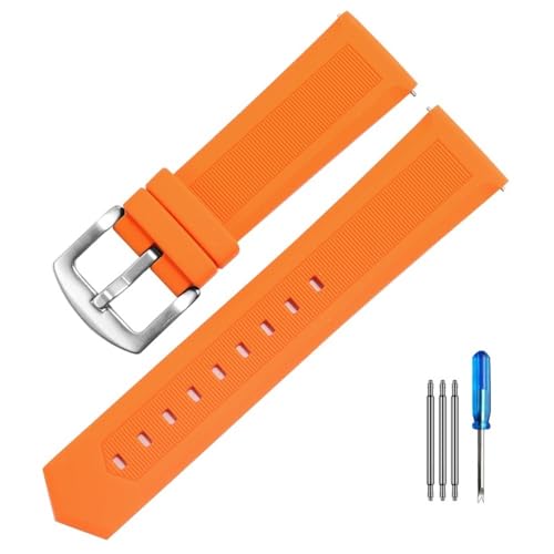 Bracelet de montre en silicone 22mm universel et étanche