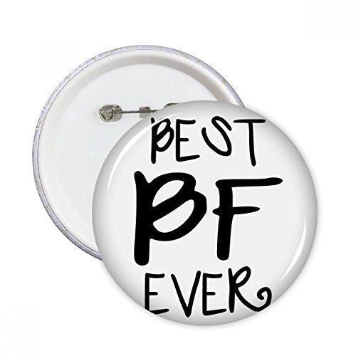 Meilleur bf jamais Saint Valentin citations amoureux badge broche