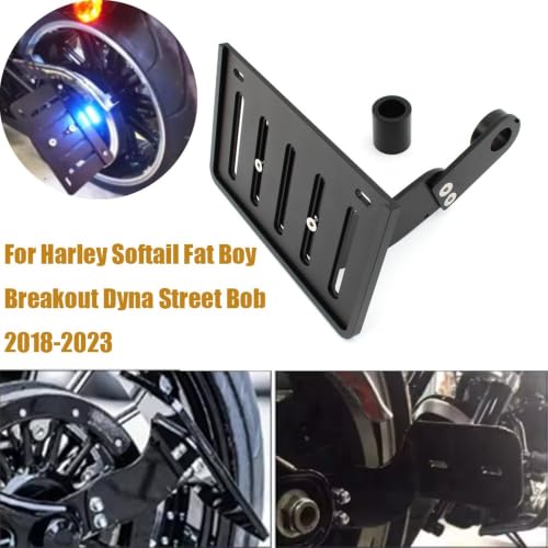 Support plaque d'immatriculation moto de prestige pour finition classique Softail - 3