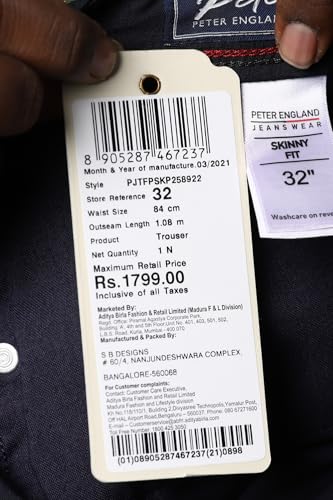 Image of Peter England Men Casual Pants