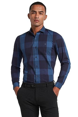 Image of Peter England Men's Cotton Slim Fit Shirt