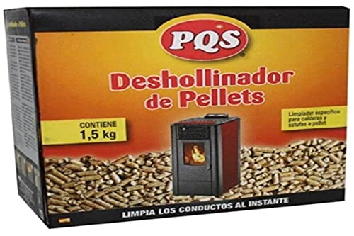 PQS - Deshollinador Continuo en 14 Bolsas de 70 g – Dosificación Precisa y Limpia para Chimeneas, Calderas y Estufas - Limpieza Química Permanente y Eficaz