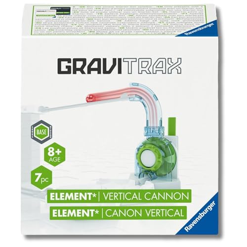 Ravensburger - GraviTrax Element Vertical Cannon, Accessorio Pista biglie, 8+ Anni