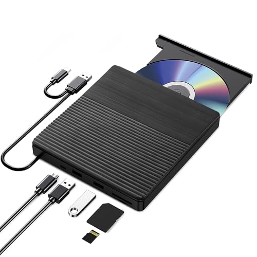 Lecteur CD DVD externe portable pour lire et graver vos fichiers sur Mac et PC
