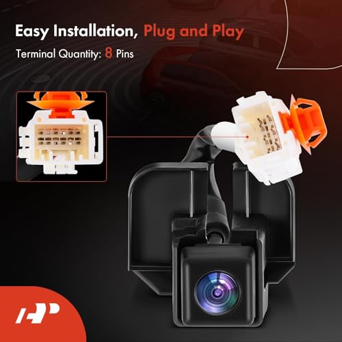 Image of A-Premium Park Assist Camera Rear View Backup Reverse Camera Compatible with Select Honda Models - 2012 2013 CR-V CRV - Replace# 39530T0AA01