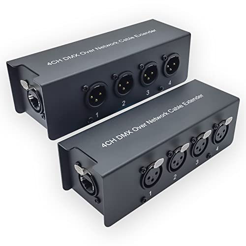 Câble réseau DMX 4 canaux XLR mâle femelle résolvant l'encombrement des lignes audio