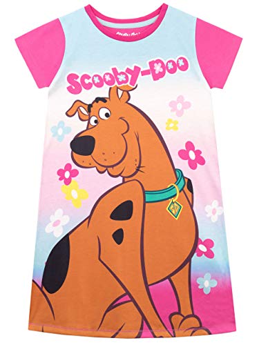 Scooby Doo Nightgown | Floral Girls Nightgowns | Scooby Sleepwear | Short Sleeve Girls' Nightgowns | Sizes 3T To 10