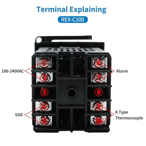 Thermostat de précision REX-C100 pour stopper les variations de température du four