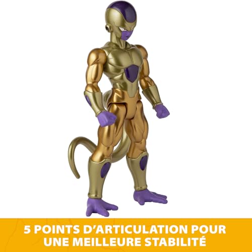 BANDAI - Dragon Ball Super - Figurine Géante Limit Breaker 30 cm - Golden Freezer - Licence Officielle Dragon Ball - Grande Figurine Frieza articulée de Collection - Jouet Enfant 4 Ans et + - 36733