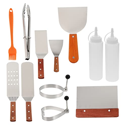 Set de 12 piezas para parrilla de acero inoxidable POPETPOP miniatura 1