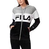 Fila Damen Velour Kapuzenjacke - Mehrfarbig - X-Groß