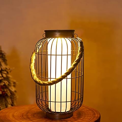 pearlstar Large Solar Powered Garden Lantern Cover