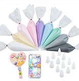 Decoden Cream Large 9PCS Premium Texture Fake Whipped Cream Glue, Decoden Kit, Fake Icing Frosting Whipped Clay with Piping Bags for Crafts and DIY Projects (Pastel Set)
