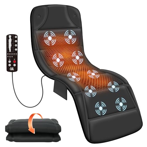 CILI Massage Mat Full Body,Massager Chair Pad,10 Vibration Motors & 5 Massage Modes,Back Massager...