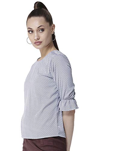 Image of Style Quotient Women Animal Printed Polyester Smart Casual Top