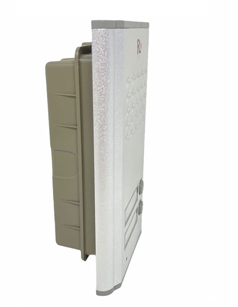 Vetrineinrete® Citofono con cornetta bifamiliare con funzione apriporta per esterno 2 unità interne per famiglie apri portone 220v D26