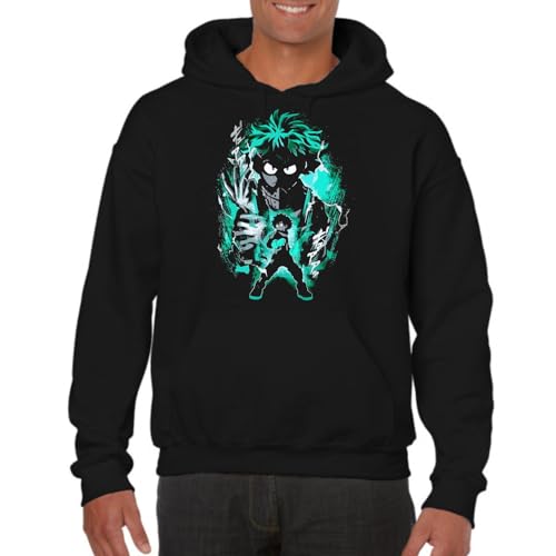 the Fan Tee Sudadera de Hombre My Hero Academia Deku Plus Ultra Boku no Hero Anime Manga 006 S