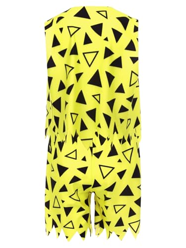 Sxiwei Kids Boys Sleeveless Opening Tank Top Jagged Trim Vest with Shorts Caveman Clothing History Outfits4