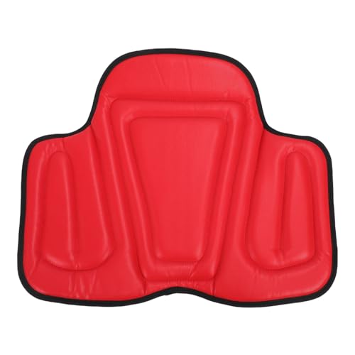 HELEVIA Pferdesattelkissen, Schockabsorbierende Westliche Long -Sattelpolster, Reitsitz -Sattelkissenpolster, Pferdeversorgung, für Verbesserten Griffe (Rot)