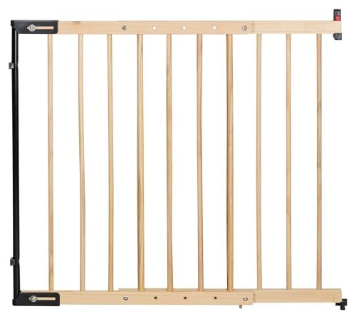 KidsGitter Holz Treppenschutzgitter EmsCraft24 verstellbar von 75,5 cm -...