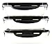 6 Pack Fitness Sure Seal Meal Prep Containers Set of 3 20oz (Clear/Black)