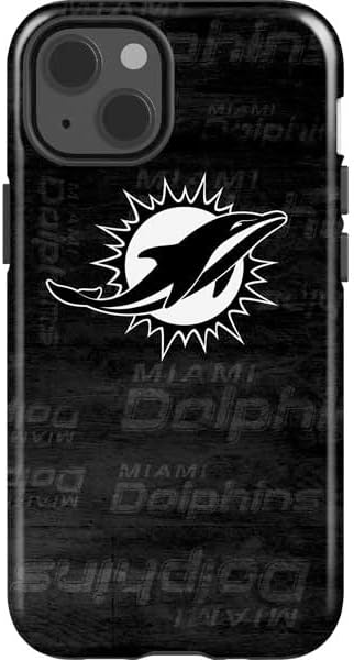Skinit Impact Phone Case Compatible with iPhone 14 - Officially Licensed NFL Miami Dolphins Large Logo Design