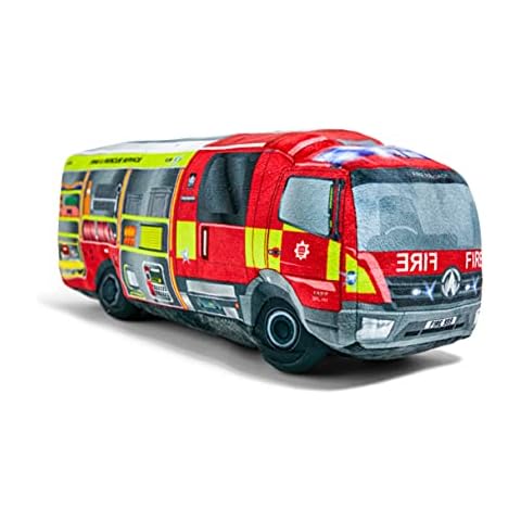 Fire Engine Plush Soft Toy,Red,40x15x17cm Cover