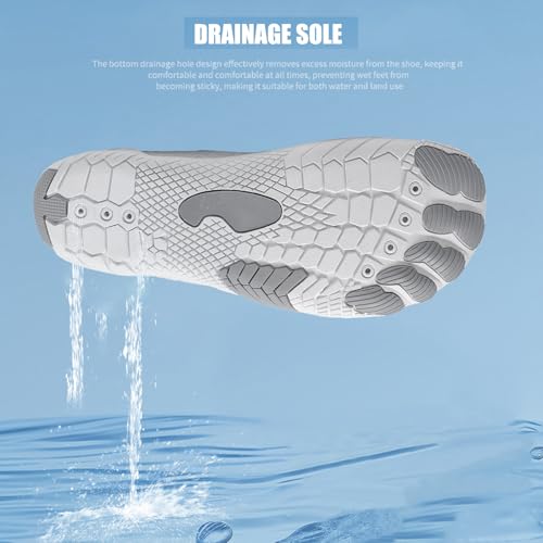 Image of Hike Barefoot Shoes Women Men Pro Water Footwear Wide Toe Box Non-Slip Unisex Athletic Outdoor Running Shoes