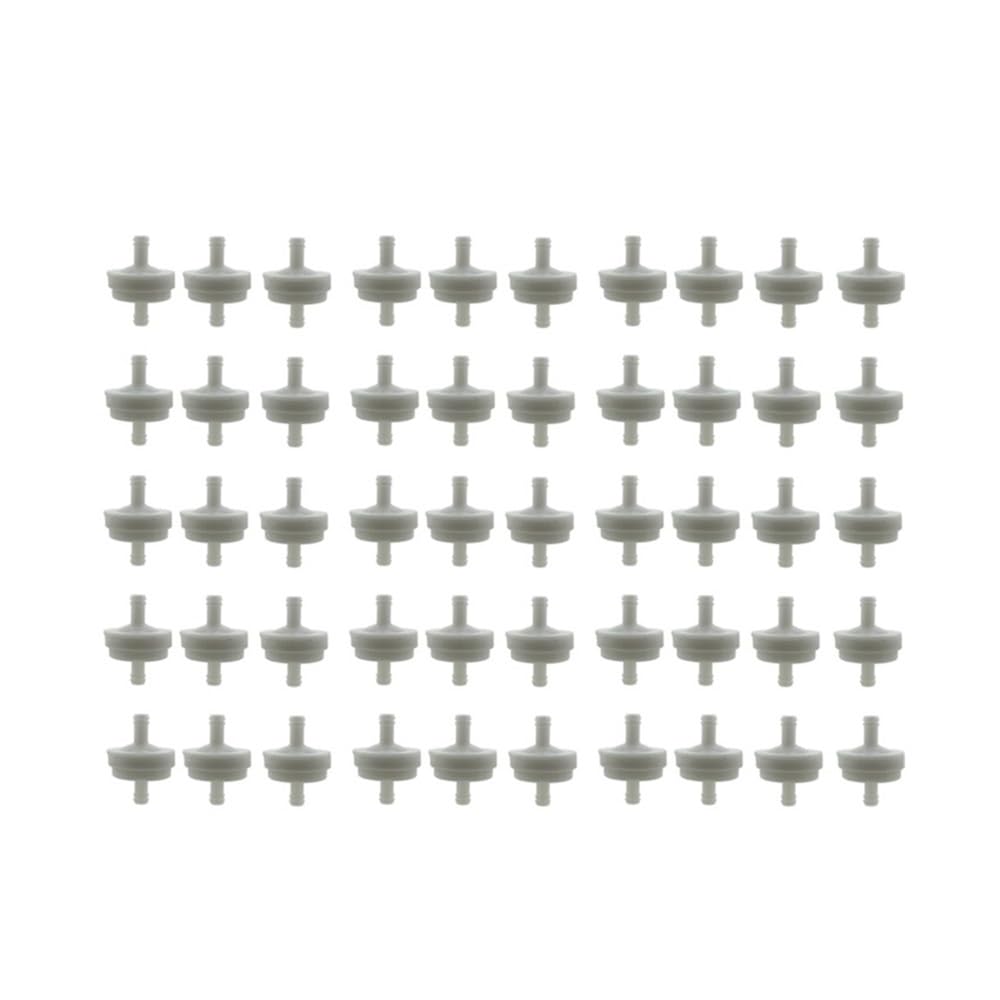 Dbyuau Filtro de Combustible de 1/4"para Briggs 394358 4112 5098(50 PCS)
