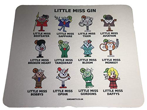 Ginsanity The Gin Collective - Mouse Pad/Mat - Little Miss Gin