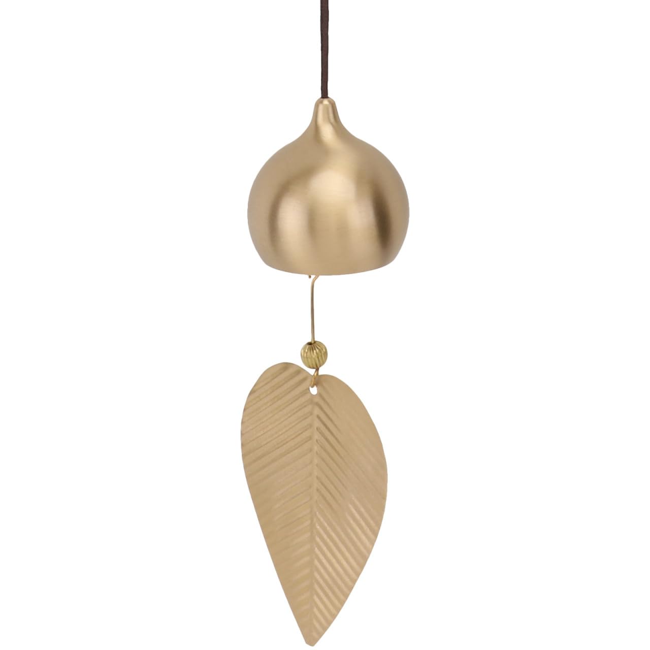 Furin e Stile Retrò Campana del Vento in Metallo Giapponese Vintage Appesa Decorativa in Oro Design Unico per Casa e Giardino