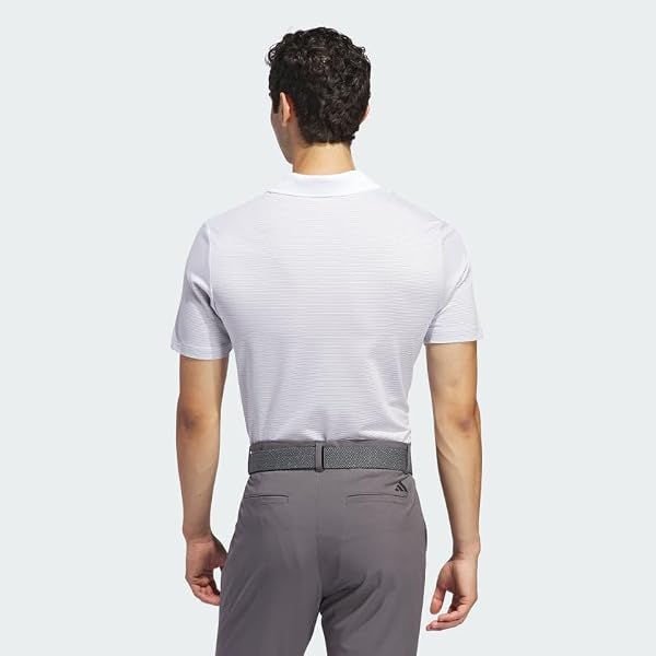 Adidas Men's Ottoman Polo Shirt, White, X-Large by adidas - Used condition - Image 2