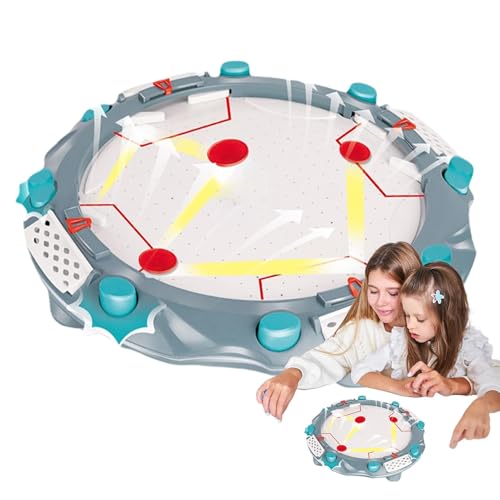 Airhockeyspiel für Kinder | Tisch-Air-Hockey-Spiel | Eishockeytisch mit Gebläse, Tischhockeyspiel mit Gebläse, Airhockeytisch für Kinder, interaktives Airhockey für Kinder – Bild 7