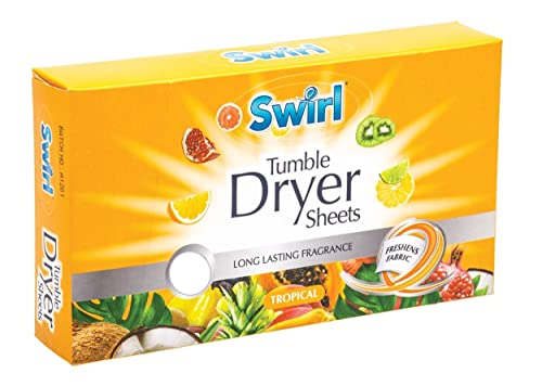 Tropical Tumble Dryer Sheets Pack Of 35 Fabric Conditioner Laundry Aid Anti Static Sheets