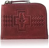 Mehrere Kartenfächer innen. Pendleton Herren Zip Wallet Geldbörse, rot, 1 - sz