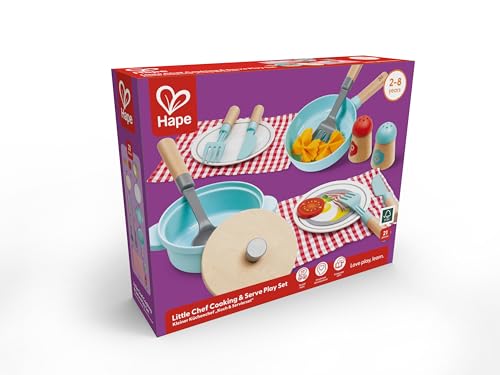 Cook & Serve Set Hape dinette durable aux finitions soignées - 3