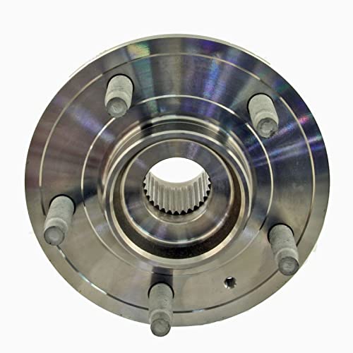 Image of TRQ 2 Piece Front Rear Wheel Bearing & Hub Assembly Set Compatible with 2012-2015 Chevrolet Captiva Sport 2007-2009 Equinox Pontiac Torrent 2008-2010 Saturn Vue Suzuki XL-7
