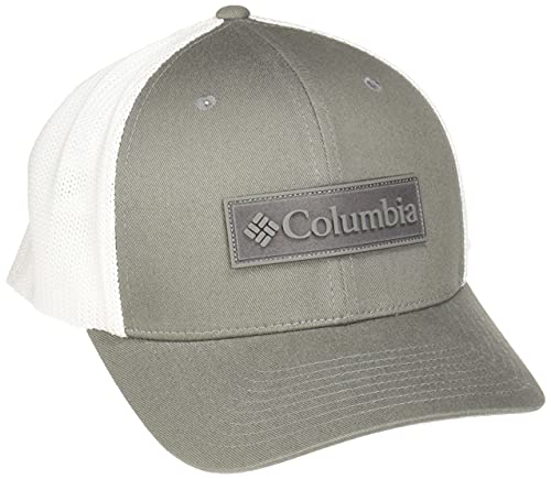 Columbia Mesh Ballcap, Titanium/New Patch, Small/Medium